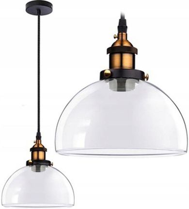 Toolight Lampa Wisząca Szklana Loft Industrial Kolory Verto (OSW00138BROWN)