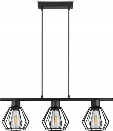 Luxolar Lampa Wisząca Żyrandol Brylant Loft Edison Drut (724ZR3)