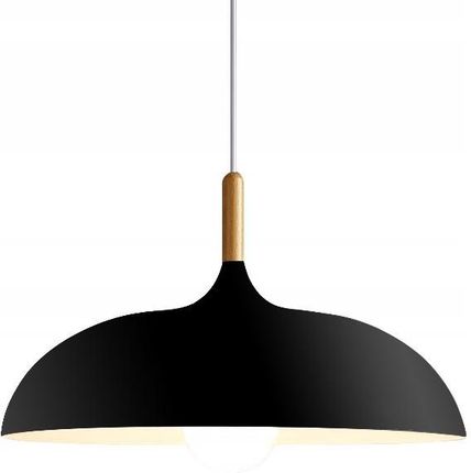 Toolight Lampa Wisząca Duża 45cm Nowoczesna Anzo E27 Czarny (OSW06613)