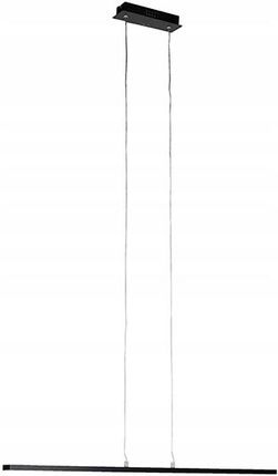 Qazqa Nowoczesna lampa wisząca czarna 90 cm z diodami (97709)