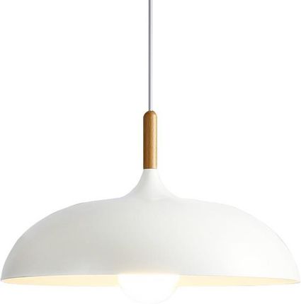 Toolight Lampa Wisząca Duża 45cm Nowoczesna Anzo E27 Biały (OSW00185)
