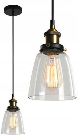 Toolight Lampa Wisząca Szklana Loft Industrial Kolory Verto (OSW00141)