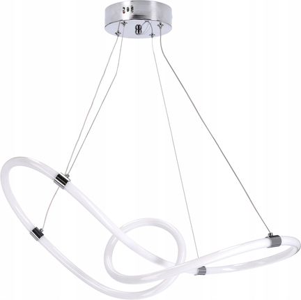 Smartled Lampa wisząca wstęga żyrandol Led Modern 46W Chrom (6769)