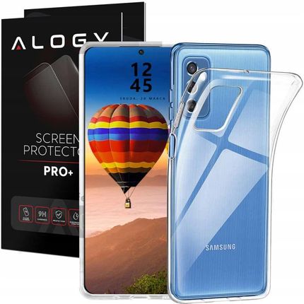 Etui Slim Case Silikonowe do Galaxy M52 5G + Szkło