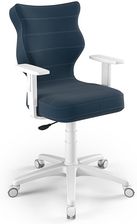 Zdjęcie Entelo Krzesło młodzieżowe Duo WH Velvet rozmiar 5 (146-176,5 cm) niebieskie - Kleczew