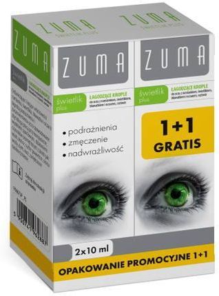 ZUMA Świetlik Plus Łagodzące krople do oczu 2x10ml