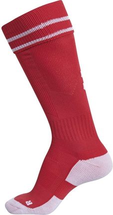 Hummel Element Football Sock Biały Czerwony