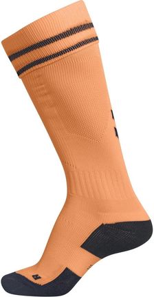 Hummel Element Football Sock Czarny Pomarańczowy