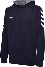Zdjęcie Hummel Go Cotton Zip Hoodie Biały Niebieski - Szamocin