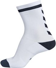 Hummel Elite Indoor Sock Low Biały Czarny - Odzież do piłki ręcznej