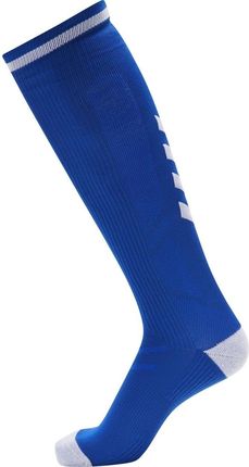 Hummel Elite Indoor Sock High Biały Niebieski
