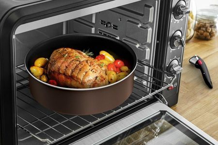T-fal Ingenio XL Force Padella E Pentole 5 Pezzi Con Manico Rimovibile - Antiaderente Titanium 2x E Termo-segnale - Batteria Da Cucina Impilabile