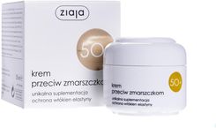 Krem Ziaja 50+ przeciwzmarszczkowy na dzień i noc 50ml