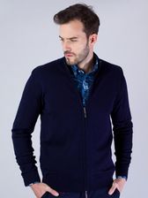 Zdjęcie Granatowy Sweter Rozpinany - Łazy