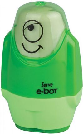 Serve Temperówka Z Gumką E-Bot Zielona