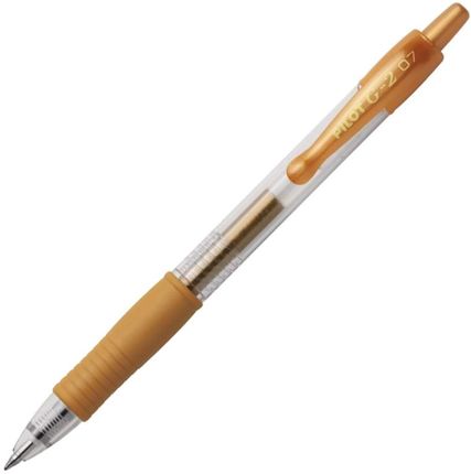 Pilot Długopis Żelowy G2 Automatyczny Złoty Metallic Pibl-G2-7-Gd