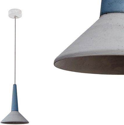 Loftlight Betonowa lampa dwukolorowa wisząca nowoczesna industrialna do salonu kuchni 1xE27 Medano (LLTMDOPE01)