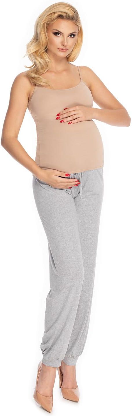 Spodnie Ciążowe Model 0176 Grey - zdjęcie 1 Spodnie Ciążowe Model 0176 Grey