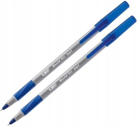 Bic Długopis Biurowy Round Stic Exact Niebieski 2X