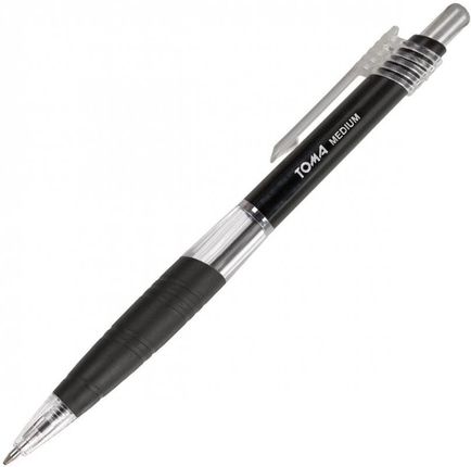 Toma Długopis Automatyczny Medium To-038 Czarny 24 Sztuki Komplet