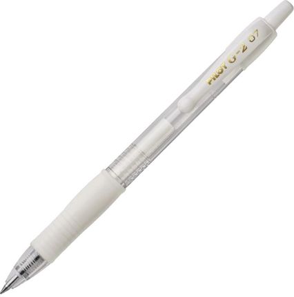 Pilot Długopis Żelowy G2 Automatyczny Biały Pibl-G2-7-Paw