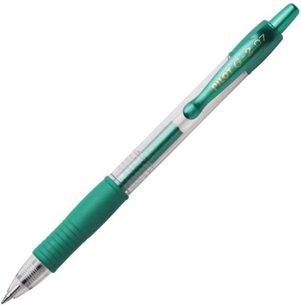 Pilot Długopis Żelowy G2 Automatyczny Zielony Metallic Pibl-G2-7-Mg