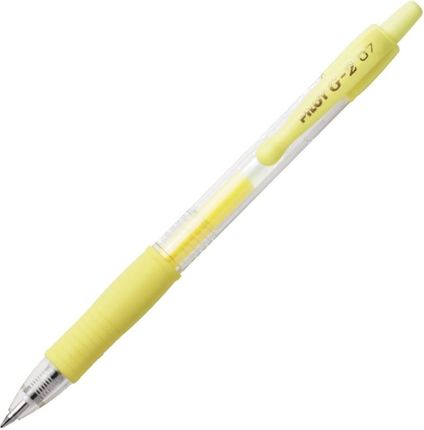 Pilot Długopis Żelowy G2 Automatyczny Żółty Pastelowy Pibl-G2-7-Pay