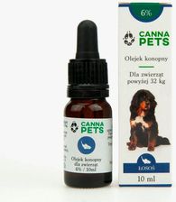 Cannapets Olejek 6% Cbd Łosoś 10Ml Dla Psa Od 32 Kg