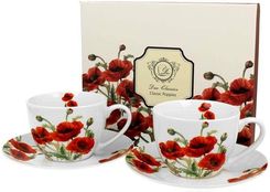 Art Pol Pl Komplet 2Szt. Fili�anek Ze Spodkami Classic Poppies (100146)