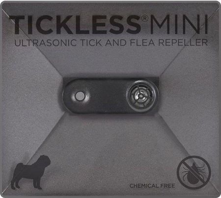 Tickless Odstraszacz Kleszczy Ultradźwiękowy Dla Zwierząt Czarny Pet Mini (M01Bl)