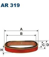 Filtr powietrza HONDA ACCORD 2.0 16V >89 AR319