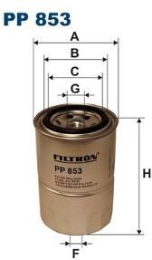 Filtr paliwa KIA CARNIVAL/K2700 2.9TDI PP853