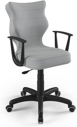 Entelo Krzesło młodzieżowe Norm Velvet rozmiar 5 (146-176,5 cm) szare