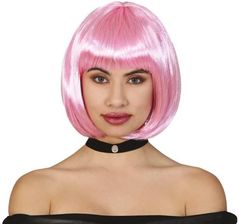 Zdjęcie Guirca Peruka Bob Z Grzywką Różowa - Łódź