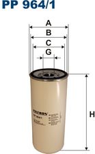 Zdjęcie Filtr paliwa VOLVO FH12/FH16/FM12/FM9/VN 01> PP964/1 - Jutrosin