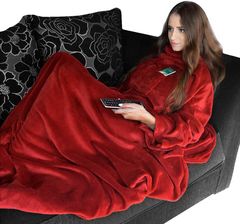 Zdjęcie Mikamax Koc Z Rękawami Deluxe Czerwony - Tuliszków