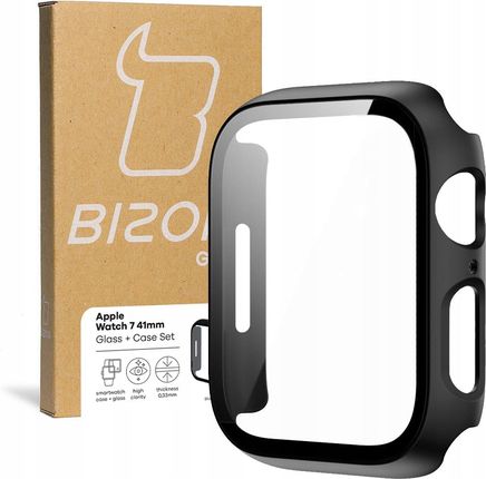Etui ze szkłem Bizon Case do Apple Watch 7, 41mm
