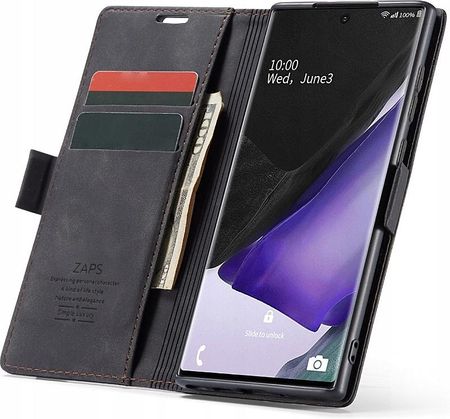 Zaps etui case skórzane portfel do Galaxy Note 20