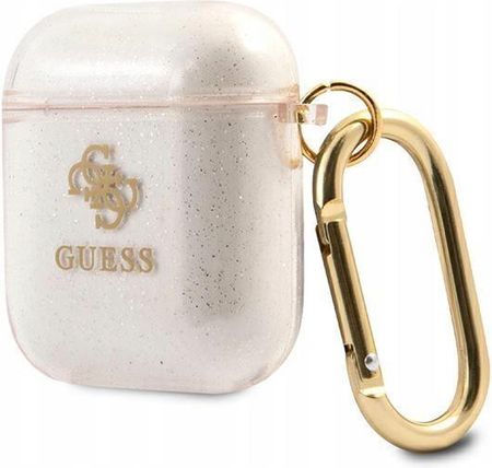 Guess GUA2UCG4GD AirPods cover złoty/gold Glitter