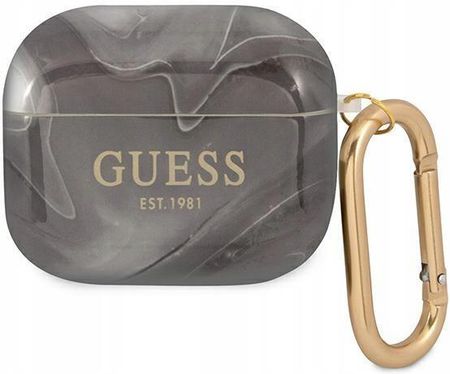 Guess GUA3UNMK AirPods 3 cover czarny/black Marble