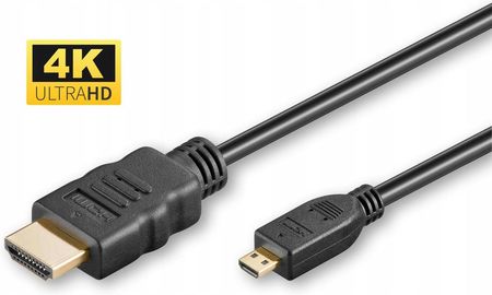 Kabel HDMI 2.0 A do HDMI micro D Premium 5m