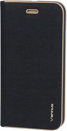Kabura Vennus Book z ramką do Galaxy S7 granatowa