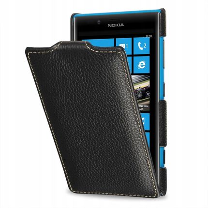 Etui Nokia Lumia 720 skórzane czarne Stilgut