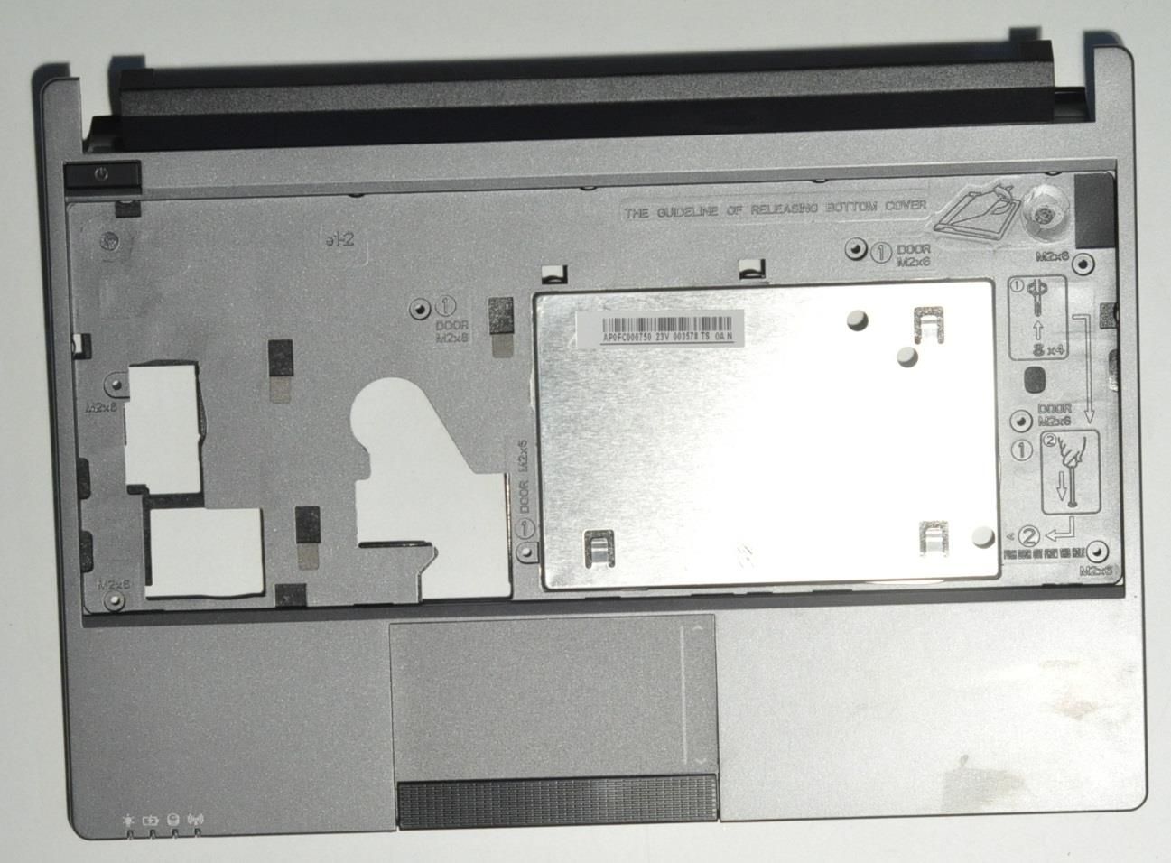 Podzespoły do laptopa PACKARD BELL PALMREST TOUCHPAD OBUDOWA PAV80