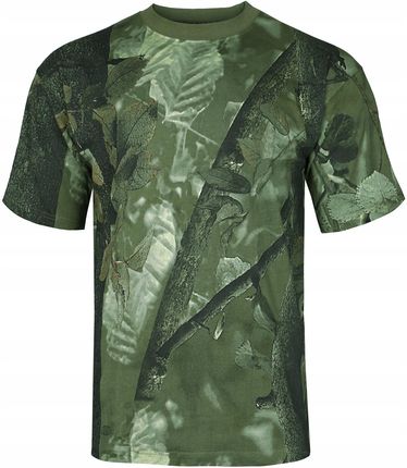 Mfh Koszulka Myśliwska T-shirt Camo Hunter Green