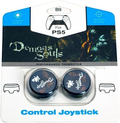 White Shark Nakładki na kontroler PS5/PS4 Demons Souls BLACK