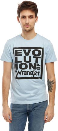 WRANGLER SS GRAPHIC TEE CERULEAN BLUE W7M9D3XVT