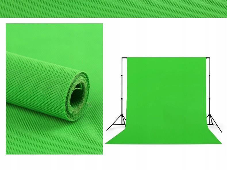 Fotoeksplozja Zielone 2 green screen tło Polipropylenowe 160x250 (POLI