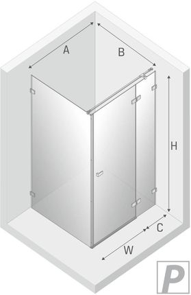 New Trendy Avexa White 80x120x200 (EXK2736) - zdjęcie 6