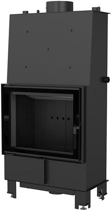 Kratki.Pl Kominek Z Płaszczem Wodnym Lucy 12 Kw Ø 200 Czarny LUCYPW12WBLACK - zdjęcie 3